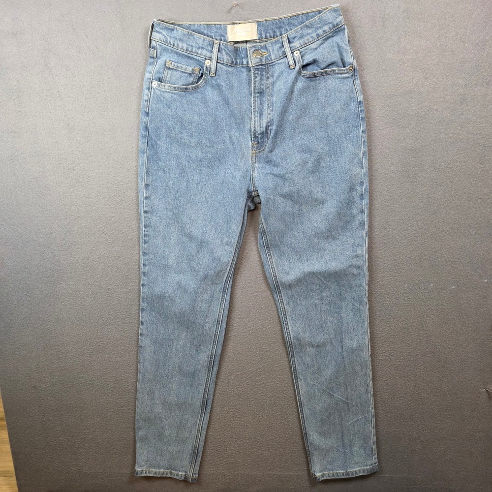 Everlane The Original Cheeky Jean Blue Denim 29 Tall High Rise Tapered Leg